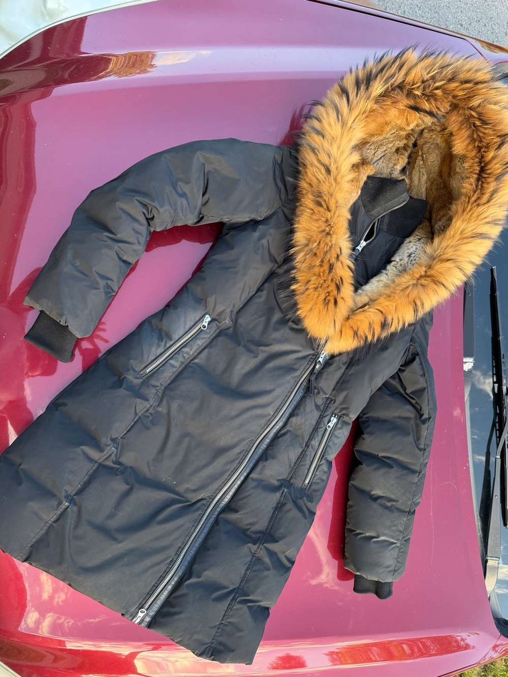 MACKAGE Luxury Down Parka, Women’s Medium